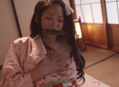Nữ quỷ Nezuko (Kimetsu no Yaiba Cosplay JAV) ~Mitsuki Nagisa - JAV HD Video | Javhay